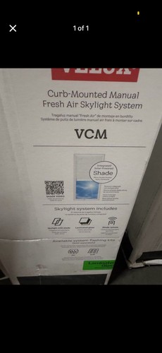 Velux vcm manual skylight with - vcm,
